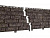 Сайдинг виниловый Ю-Пласт Стоун-Хаус Кварцит Коричневый 2000*250